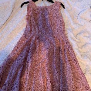 Rose pink dress